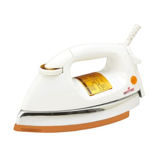 Westpoint Dry Iron GOLD PLATED HEAVY IRON WHITE WF-84B