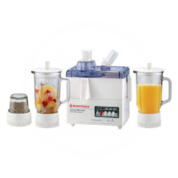 Westpoint Juicer / 2 blenders &amp; dry mill (3 in1) (green color) WF-2409 Glass