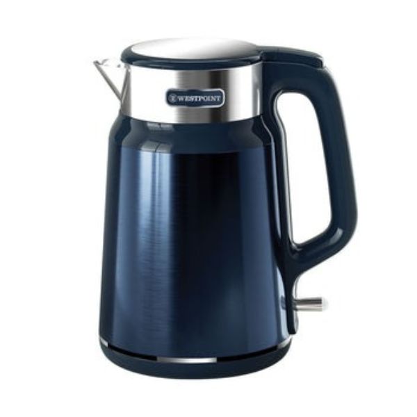 Westpoint NEW MODEL Fast Boiling Double layer Cool Touch, 2.0Liter Capacity stainless steel WF-6184